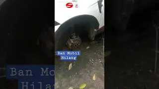 ban mobil sigra hilang!ban mobil dicuri saat sigra parkir ganti ban mobil bekas deh#shorts