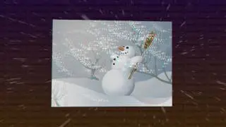 Free 3D Christmas Cards Anaglyph RED BLUE 1080p 3DHD
