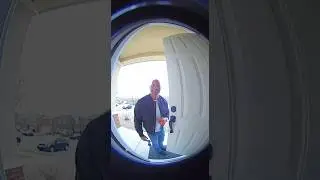 What Would You Do If You See Dwayne Johnson (The Rock) At Your Door #doorbellcam #ai