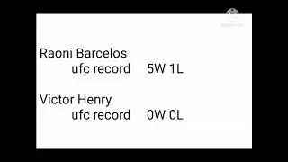 Raoni Barcelos VS Victor Henry | UFC Fight Night Preview & Picks | Pinoy Sports Picks