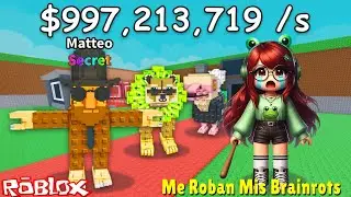 Jugando a ROBA UN BRAINROT en #roblox | NATALYGAMER