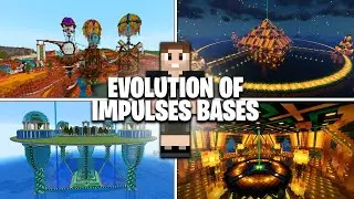 The Evolution of ImpulseSV Hermitcraft MEGA BASES! Season 3   Season 7