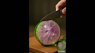 ASMR fruit cutting sound effect with video #shortsfeed #relaxing