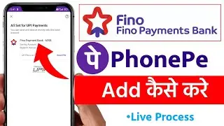 fino payment Bank Phonepe me add kaise karen | how to add bank account in phone pe