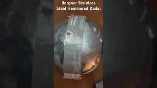 Bergner Stainless Steel Hammered Kadai Review