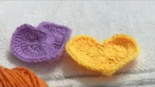 🔴 Live Crochet heart Making 💜💛