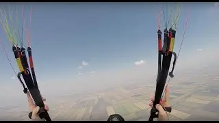 Полёт в термических потоках, Краснодарский край. icaro cyber 4