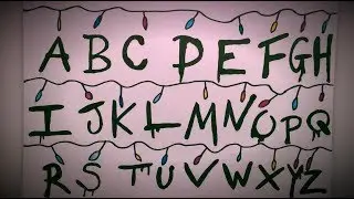 How to draw Stranger Things light wall ✏️| Stranger Things drawings ✏️