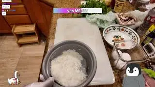 MAID COSPLAY STREAM. COOKING OMURICE