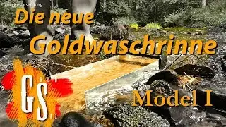 Extra leichte  Goldwaschrinne 
