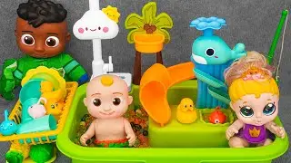 120  Minutes Ultimate Swimming Pool Playset, Satisfying Unboxing Cocomelon Collection ASMR
