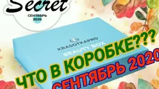 Secret Beauty Box за СЕНТЯБРЬ 2020г. от КрасоткаПро.Секретный Бьюти-Бокс