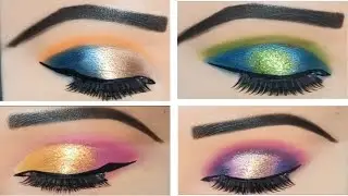 4 CRAZY Eye Makeup Tutorials (Testing TikTok Trends) #viralvideos #trending @theglamorous