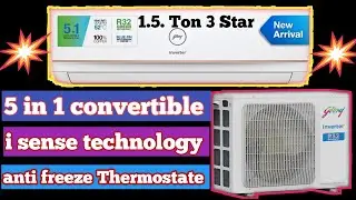 Godrej 1.5 ton 3 star inverter ac review / Godrej AC 2023 Models Review in Hindi