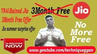 Jio sumar surprise stopped - Trai  banned Jio summer surprise offer Today