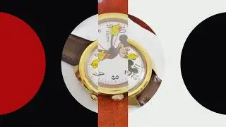 Manolo Watches - Vtg 1971 Timex Electric Walt Disney Mickey Mouse Men's Watch w/18mm Leather Band