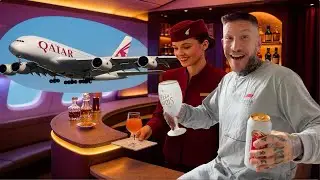 Flying A380 Business Class | Ultimate Qatar Airways Experience