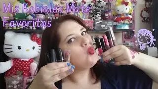 LABIALES FAVORITOS MATE + SWATCHES  + RESE&Ntilde;A
