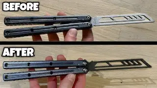 How to ACID ETCH and STONEWASH your Balisong! 🧪