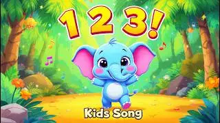 One Two Three | Learn Numbers 1&ndash;10 with Mino 🐘 | Fun Counting Song for Kids