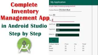 Build Your OWN Inventory Management App in Android Studio From Scratch!