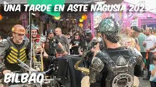 Paseando una tarde de Aste Nagusia. Bilbao. 20 Agosto 2025.