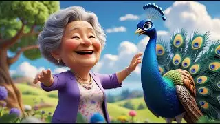 Grandmother&rsquo;s Fun Day with Peacock | Animated Kids Rhyme | Rhyme Land