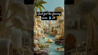 Most Relaxing AI World 🌸 River Flow ASMR | Satisfying Visuals #satisfying #asmr