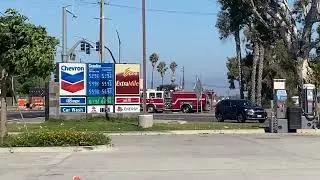 OCFA Engine 44 (reserve) responding