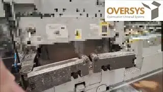 VIDEO OVERSYS U74851125 BOBST SP 1600 ER FLAT BED DIE CUTTER