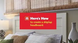 DIY Shiplap Headboard