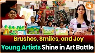 Capturing the Colours of Childhood: A Heart-warming Art Battle at KNMA , New Delhi