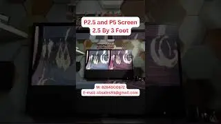 Pixel Perfect Brilliance: P2.5 and P5 2x3 LED Display #VIDEOWALLS #techonled LED BOARDS IN LUDHIANA