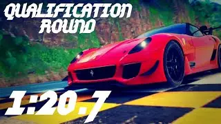 1:20.713 | Qualification Round [Beach Landing] - 1⭐ 599XX Evo (2412 Rank) - Asphalt 9