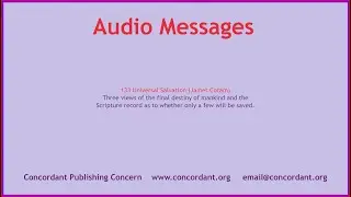 133B  Universal Salvation (James Coram)