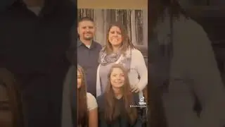 Using funny filter on family portrait