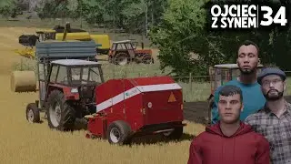 W końcu prasa na polu! Matka już ma dość czekania.. (odc.34) Ojciec z Synem [FS22]