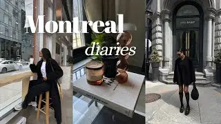 (Kim) Living alone in Canada 🇨🇦 Girl therapy : dressing up and going to cute coffee shop in Montreal