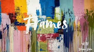Abstract painting drawing 4K Relaxing FRAME TV ART
