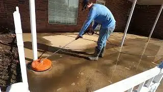 FILTHY Driveway Had Never Been Pressure Washed - DIRTY TO CLEAN - SATISFYING