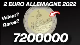 D&eacute;couvrez la VALEUR de la pi&egrave;ce de 2 EURO 2022F ALLEMAGNE qui fait Sensation !