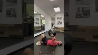 Supine Upper Trunk Rotation with Wall Ball