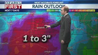 Slow-moving soaker coming to the Ozarks this weekend