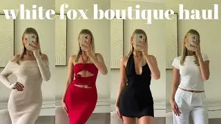 white fox boutique haul! (discount code)