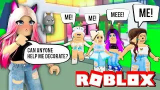 Letting EVERYONE In The Server Decorate My Home! Wengie Plays Roblox Adopt Me