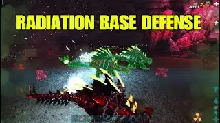ARK: Solo Defending My Radiation Base For The Most Part (The Underground Cluster)