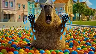 😭 Capybara Crying After GIANT Mistake! (The Candy Truck Trigger!)