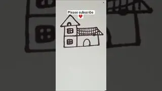 House drawing from letter 