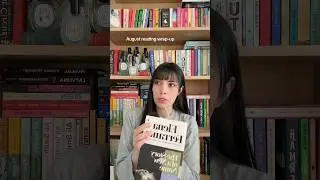What I read in August  #augustreading #readingwrapup #booktube #booktok