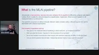R/Pharma 2021 Day 2.  Adam Skubala.  Industrialized ML and Explainable AI for Late Phase Trails